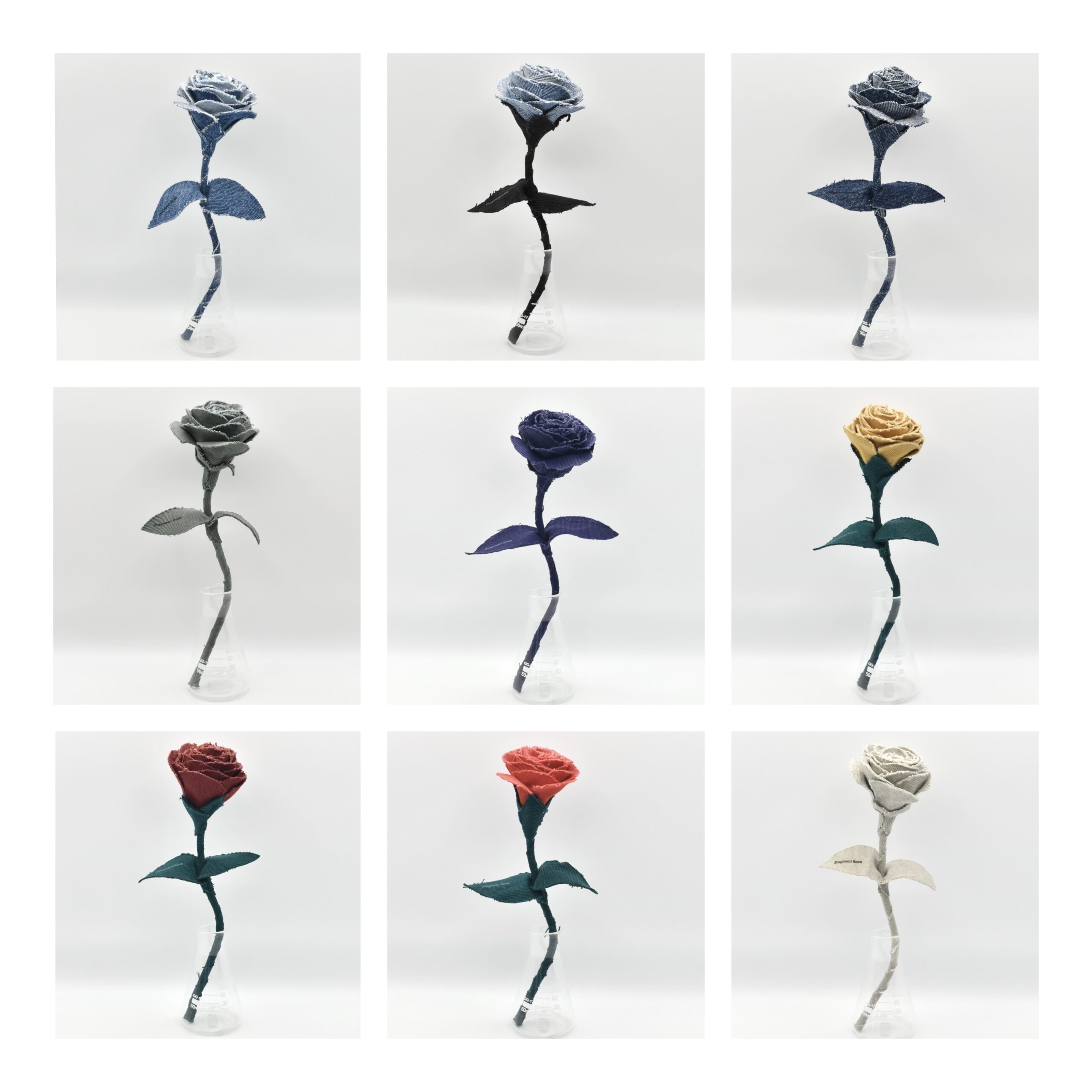 デニムローズ インディゴ Fragment Rose